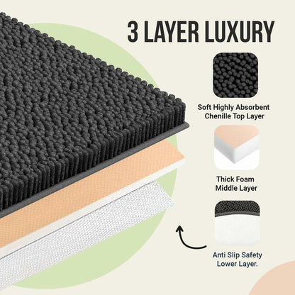 Absorbent Non Slip Bathroom Rug
