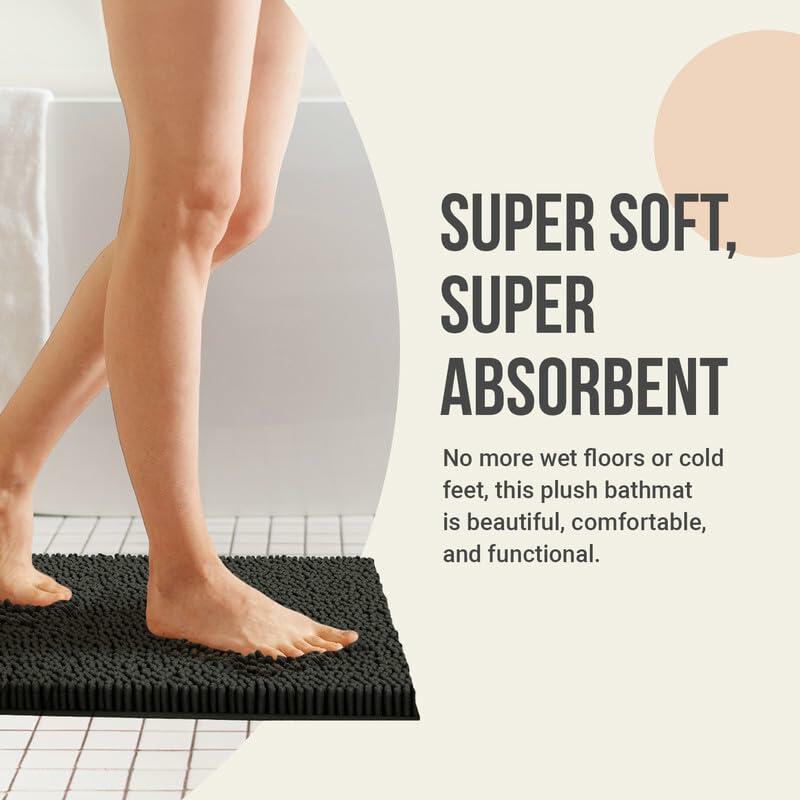 Absorbent Non Slip Bathroom Rug