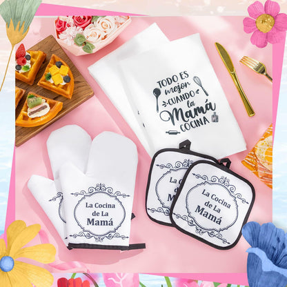 5-Piece Kitchen Linen Set with Dish Towels