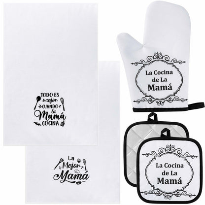 5-Piece Kitchen Linen Set with Dish Towels