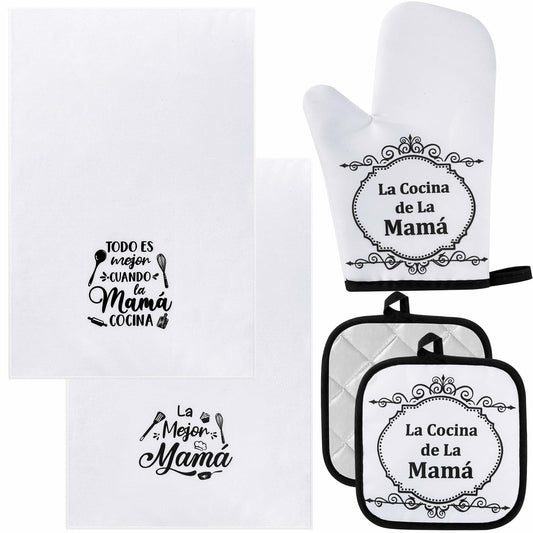 5-Piece Kitchen Linen Set with Dish Towels