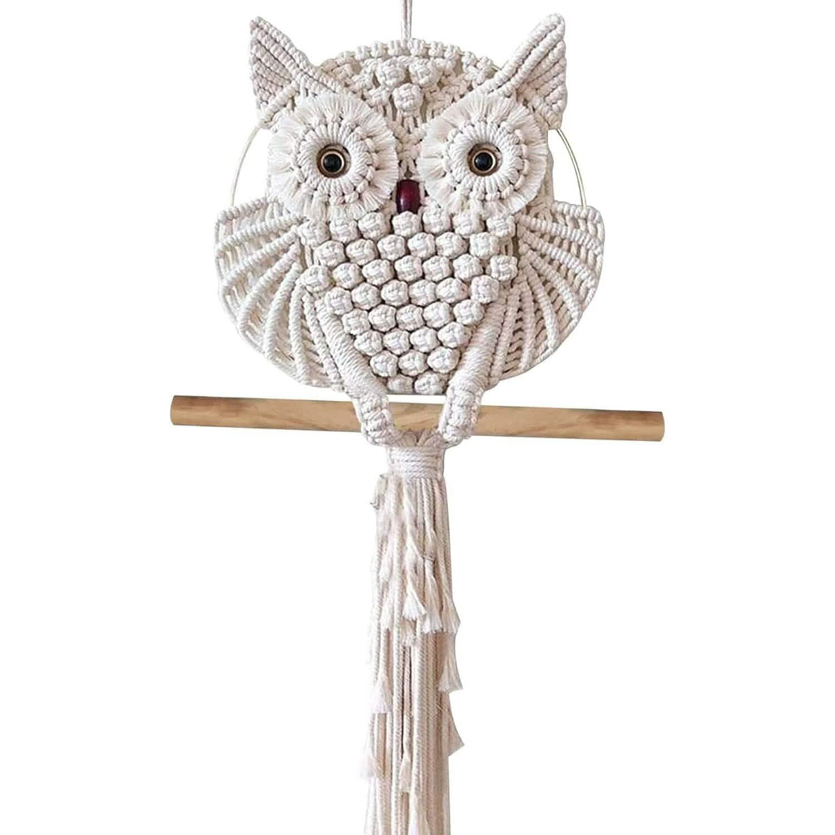 Owl Macrame Wall Hanging Tapestry