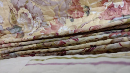 DaDa Bedding Floral Patchwork Quilt Set