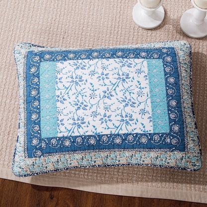 Tache Cotton Floral Patchwork Bedspread Set