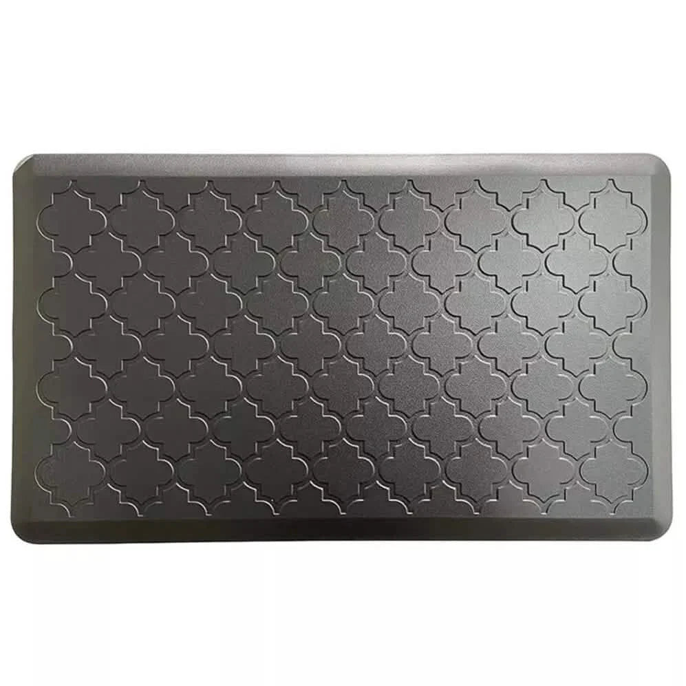 Bibb Home Trellis Embossed Anti Fatigue Foam Kitchen Mat