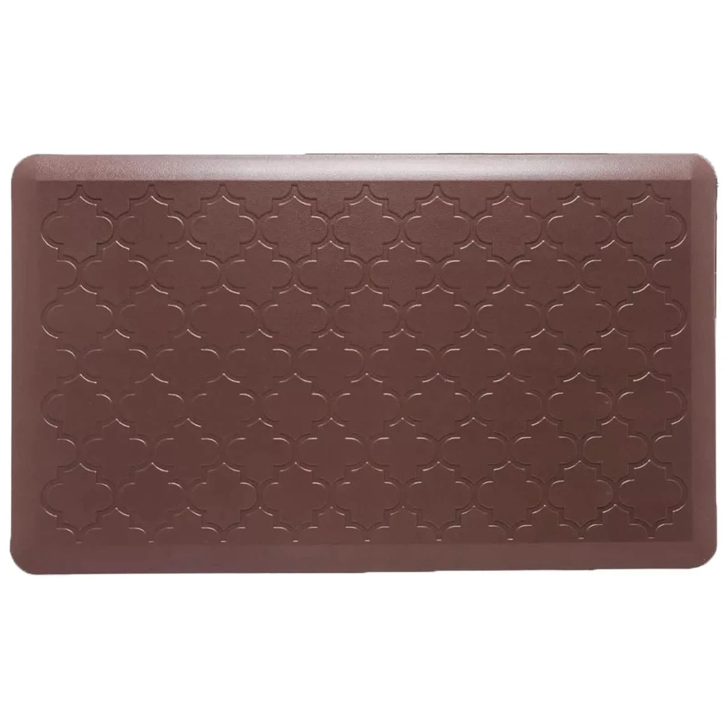 Bibb Home Trellis Embossed Anti Fatigue Foam Kitchen Mat