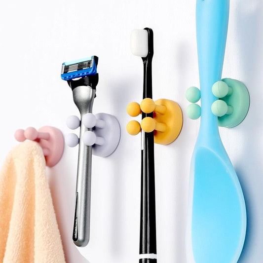 Silicone Toothbrush Holder Hook