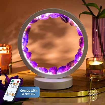 Amethyst Healing Lamp