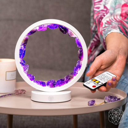 Amethyst Healing Lamp