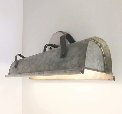 Galvanized Metal Wall Vanity Light