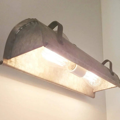 Galvanized Metal Wall Vanity Light