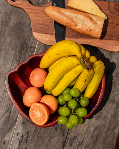 Natural Wooden Decorative Serving Bowl